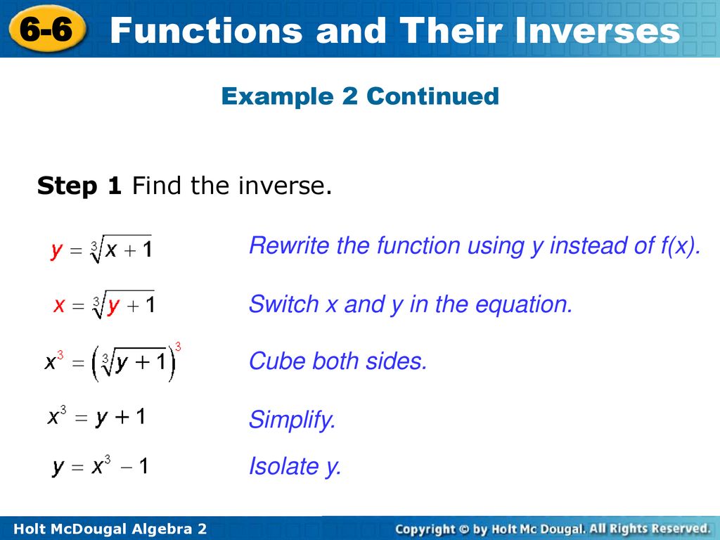 Functions and Their Inverses ppt download