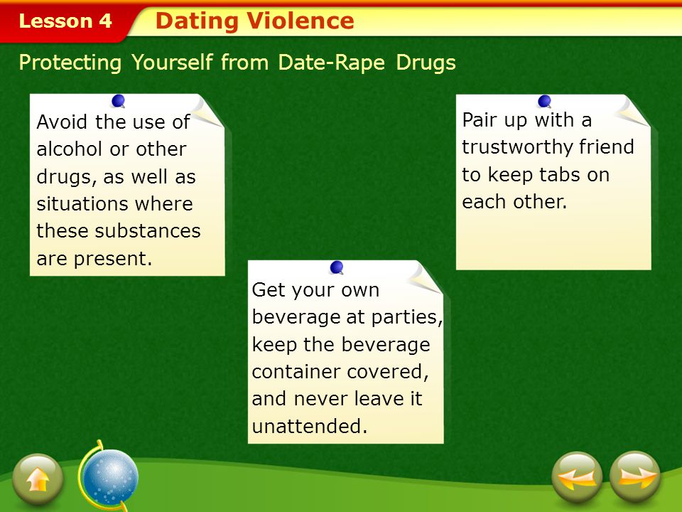 Dating Violence Protecting Yourself from Date-Rape Drugs