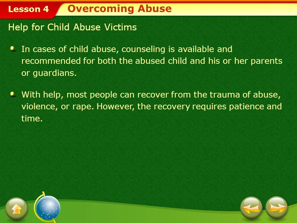 Overcoming Abuse Help for Child Abuse Victims
