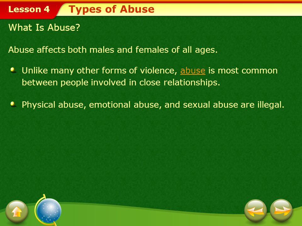 Types of Abuse What Is Abuse
