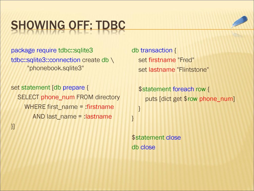 Eurotcl 2009 the state of tcl tk ppt download
