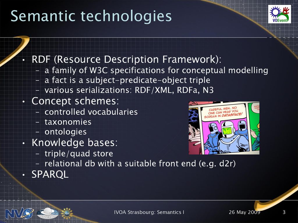 The state of voevent semantics the us national virtual observatory