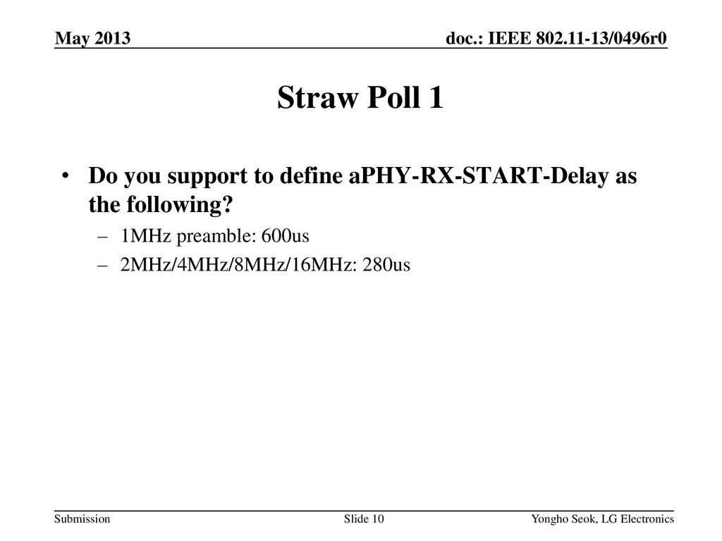 Ppdu recovery procedure ppt download