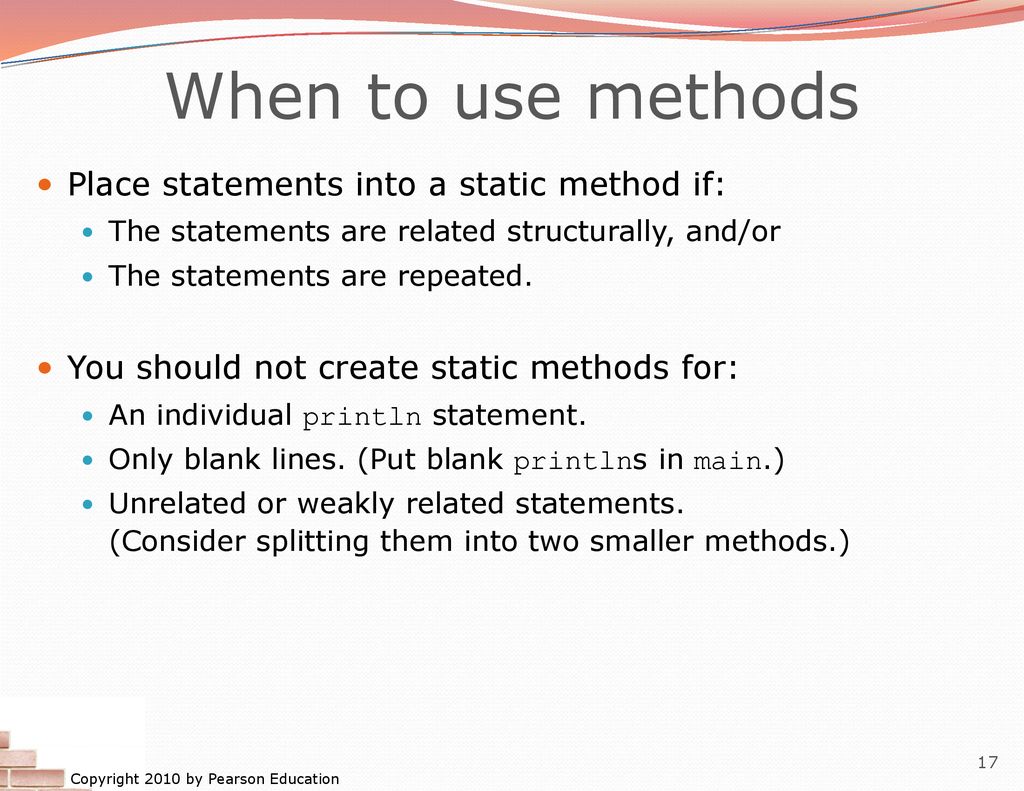 Lecture 2: Static Methods Expressions reading: 1.4 – ppt download