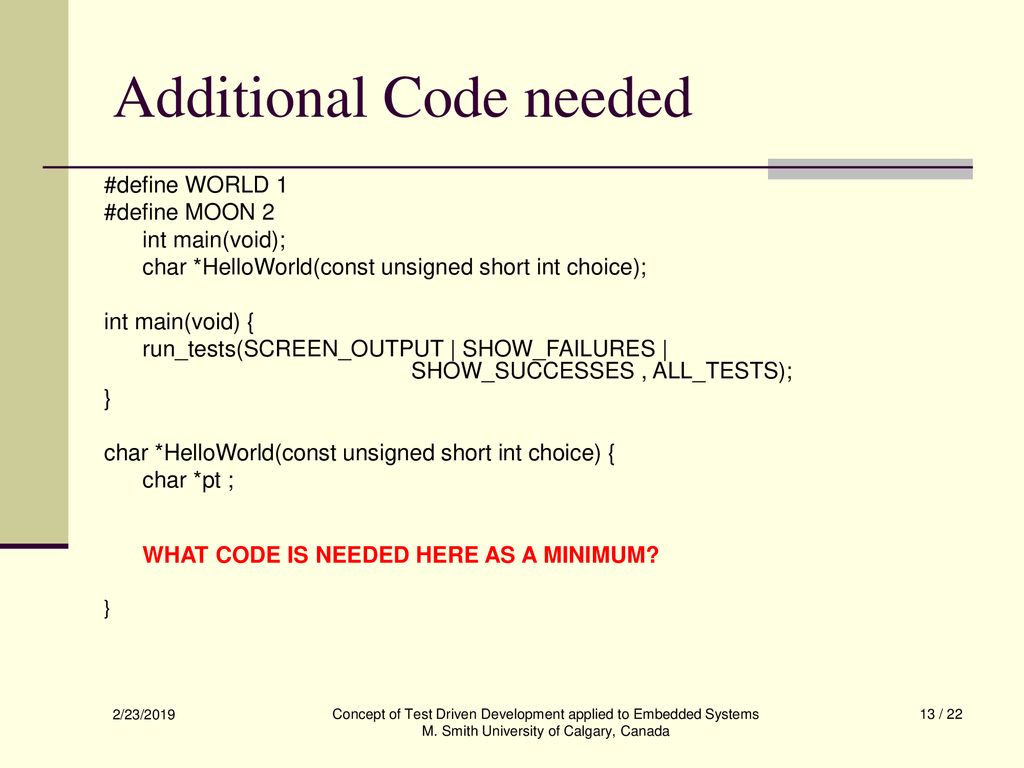 Concept of TDD Test Driven Development - ppt download