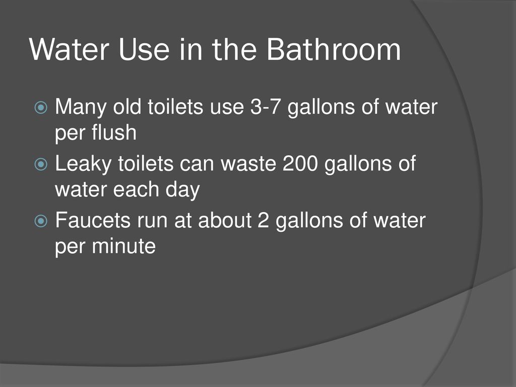 How Much Water Do We Use? A Lot! ppt download