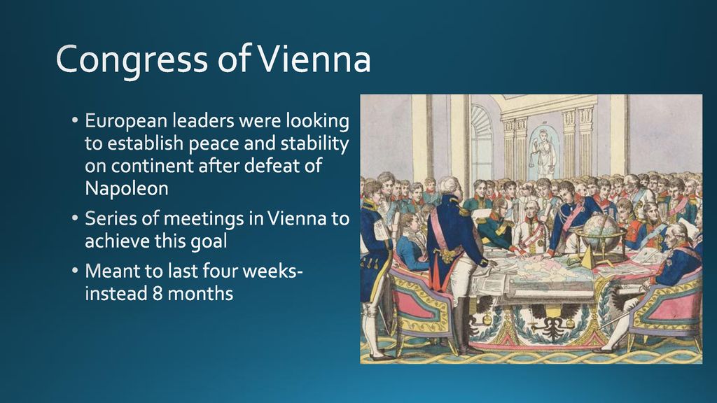 23.5-The Congress of Vienna - ppt download