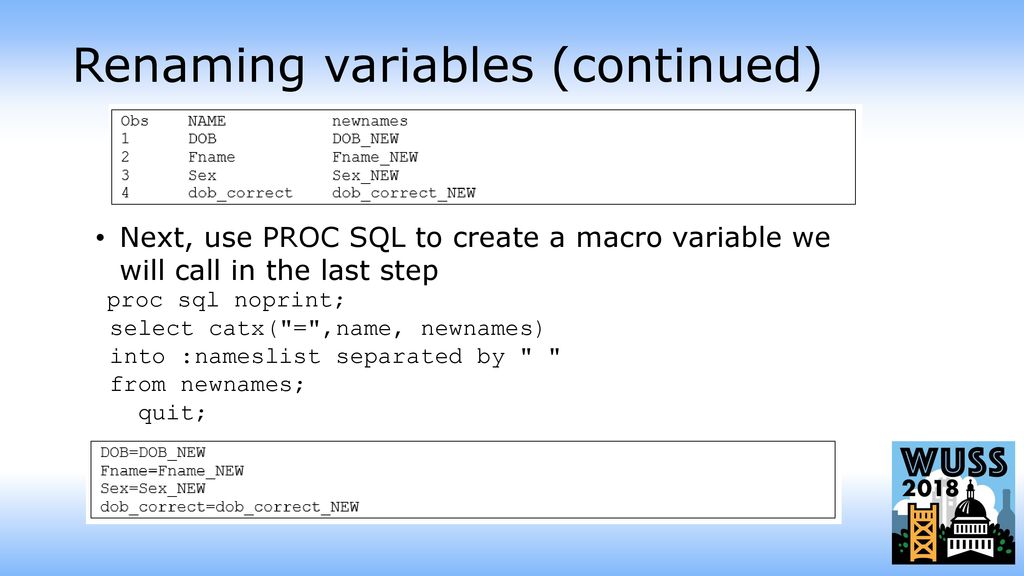 Let s talk about variable attributes ppt download