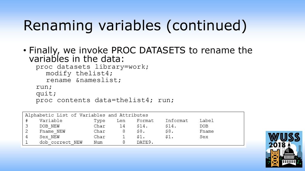 Let s talk about variable attributes ppt download