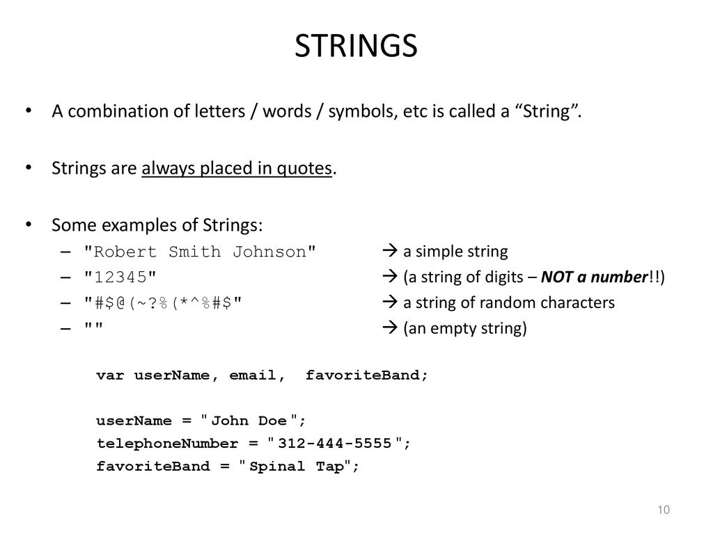 JavaScript Variables. - ppt download