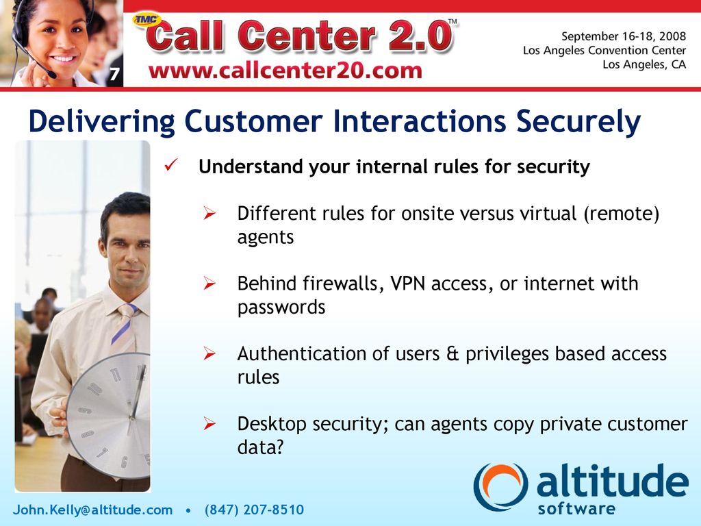 Delivering Customer Interactions Securely