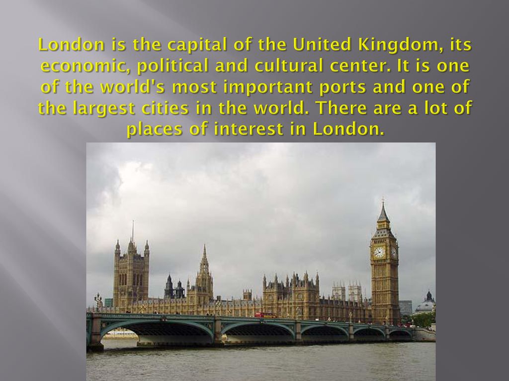 Places of interest in London. Шаблон для презентации Лондон. Презентация Лондон акантовка. The places of interest in London 1. London is the Capital of.