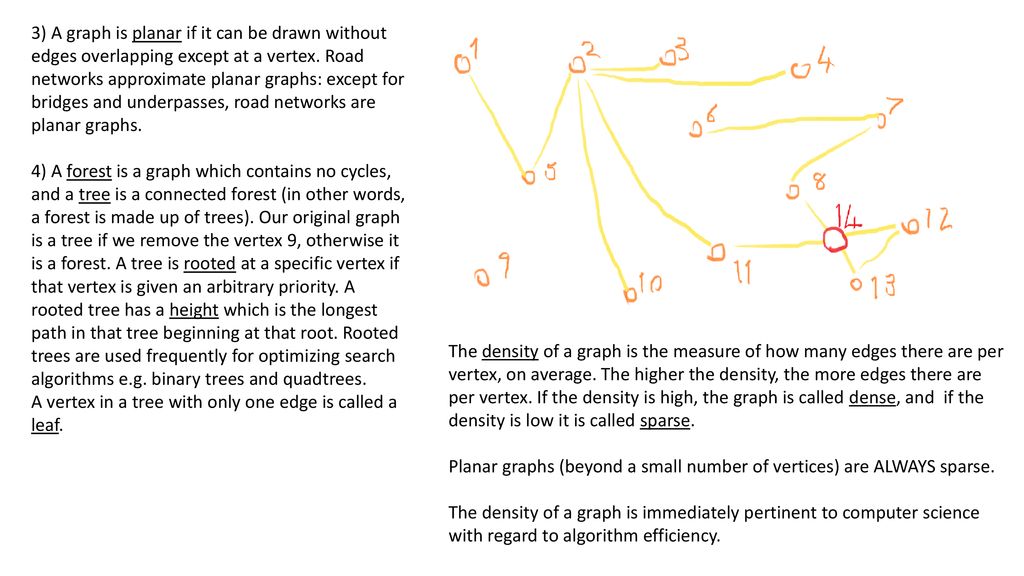 A (simple) graph is basically a network: it is a (finite) collection of ...