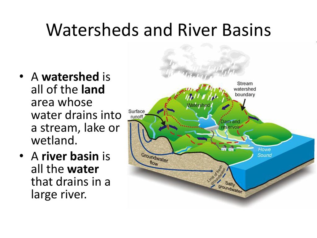 Watersheds and Rivers. - ppt download