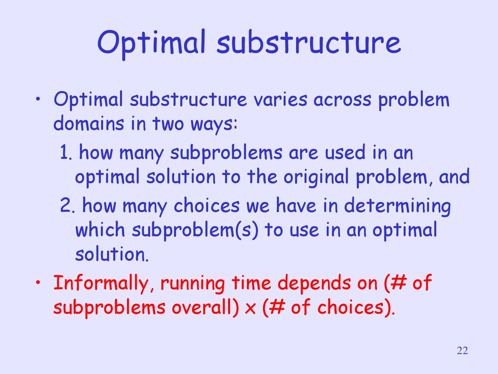 Chapter 15: Dynamic Programming II - ppt download