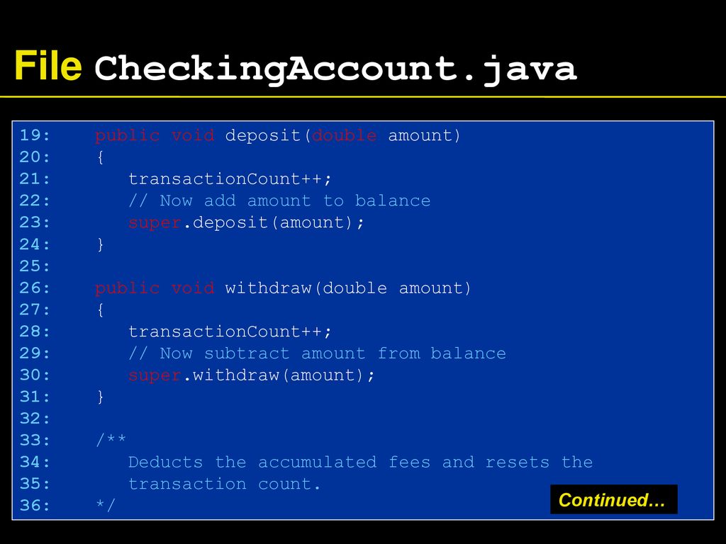 Adapted from Java Concepts Companion Slides - ppt download