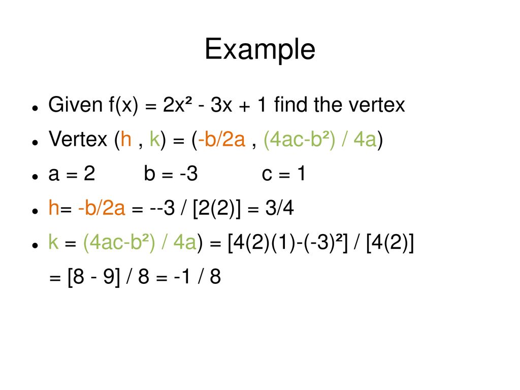 More About Graphing Quadratic Functions Ppt Download