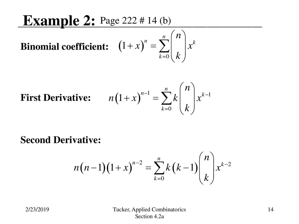Tucker, Applied Combinatorics Section 4.2a