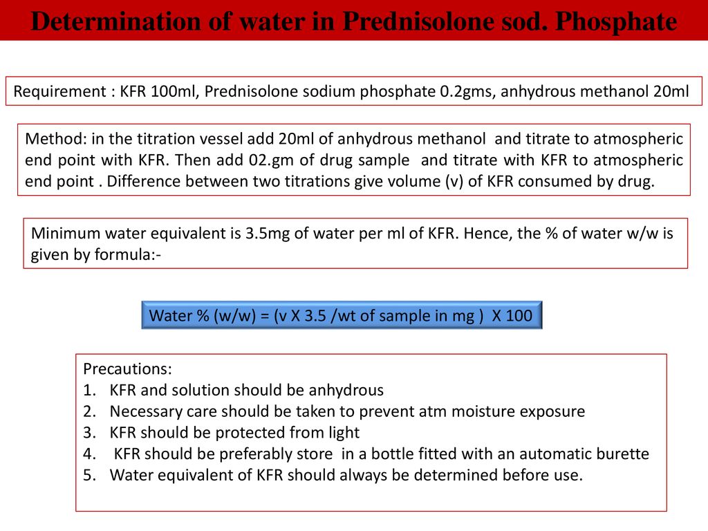 Karl Fischer Titration Ppt Download