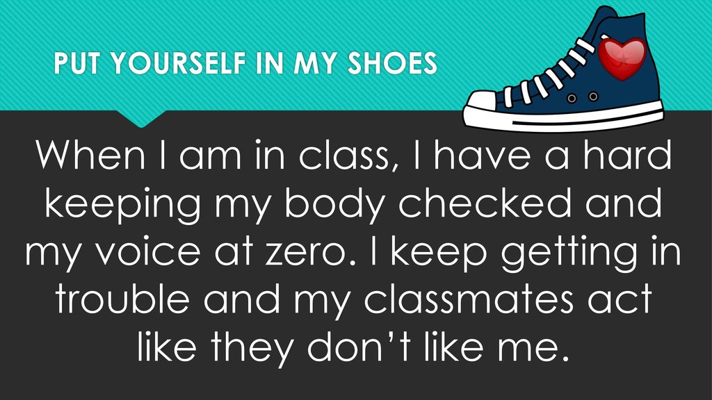 Stand in My Shoes. - ppt download