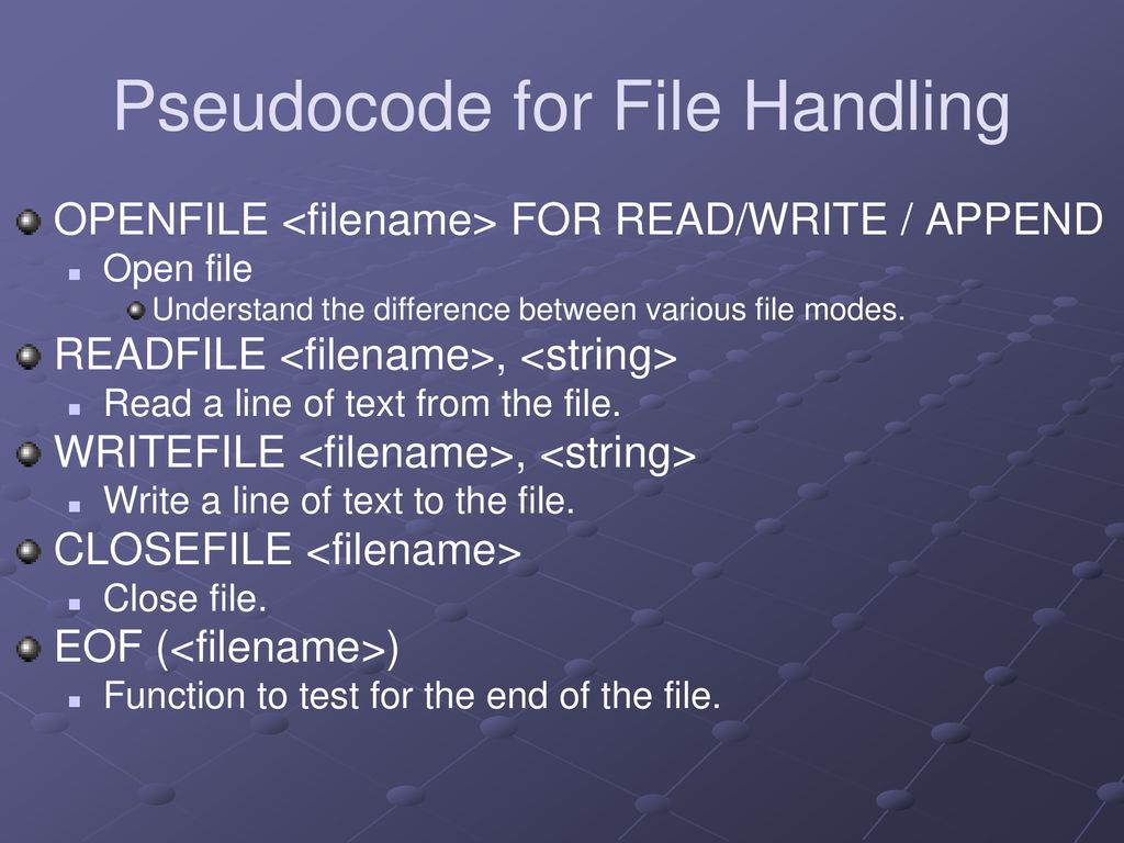 Random Access Files / Direct Access Files - ppt download