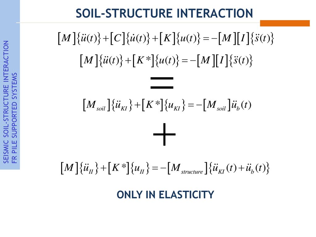 Seismic Soil Structure Interaction For Pile Supported Systems Ppt Download
