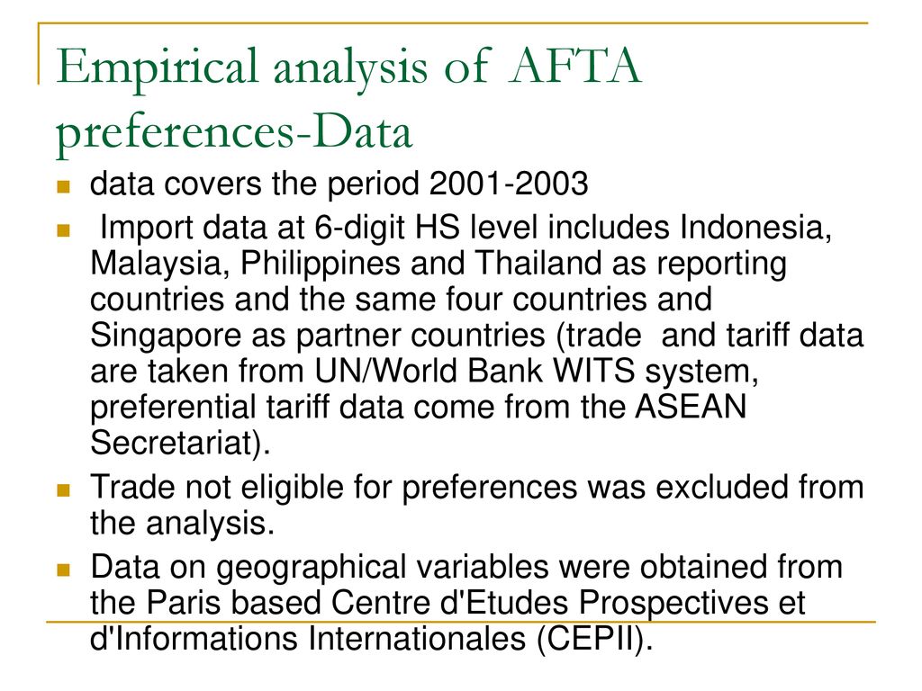 Rules of origin and the web of east asian ftas ppt download