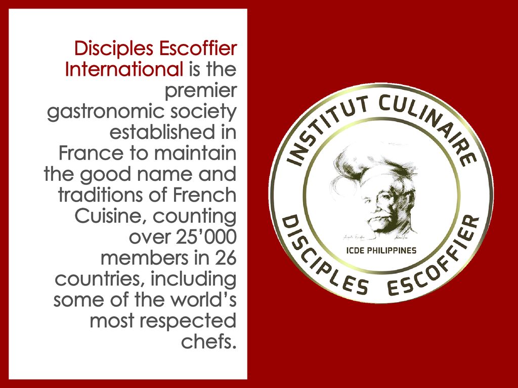 Disciples Escoffier International