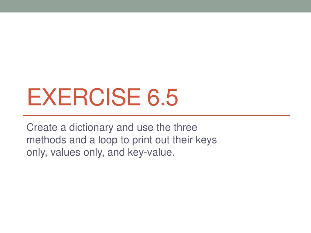6 Dictionaries And Sets Rocky K C Chang 18 October Ppt Download Get all values from the dictionary. 6 dictionaries and sets rocky k c