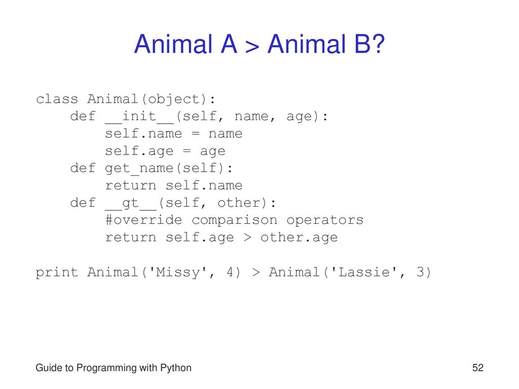 Guide to Programming with Python Book is by Michael Dawson - ppt download