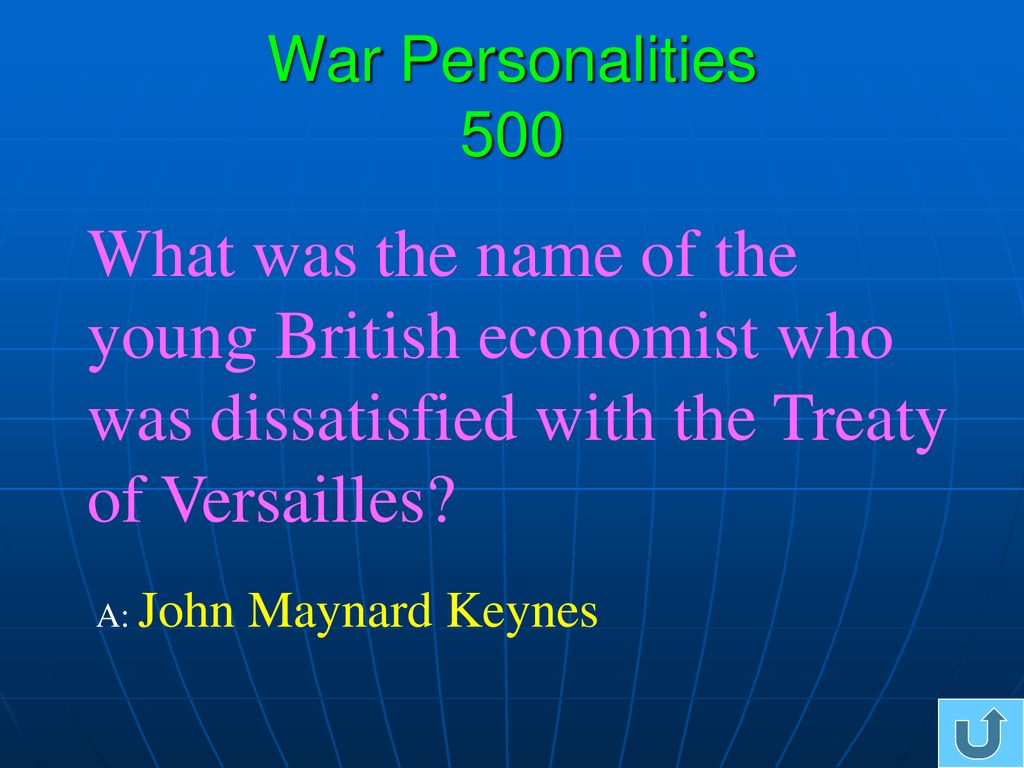 World War I JEOPARDY Single Round Ppt Download world-war-i-jeopardy-single-round-ppt-download