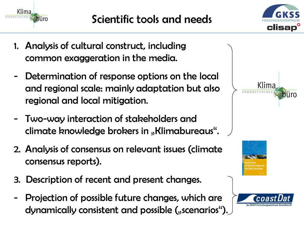 Instruments for advising on regional climate change - ppt download