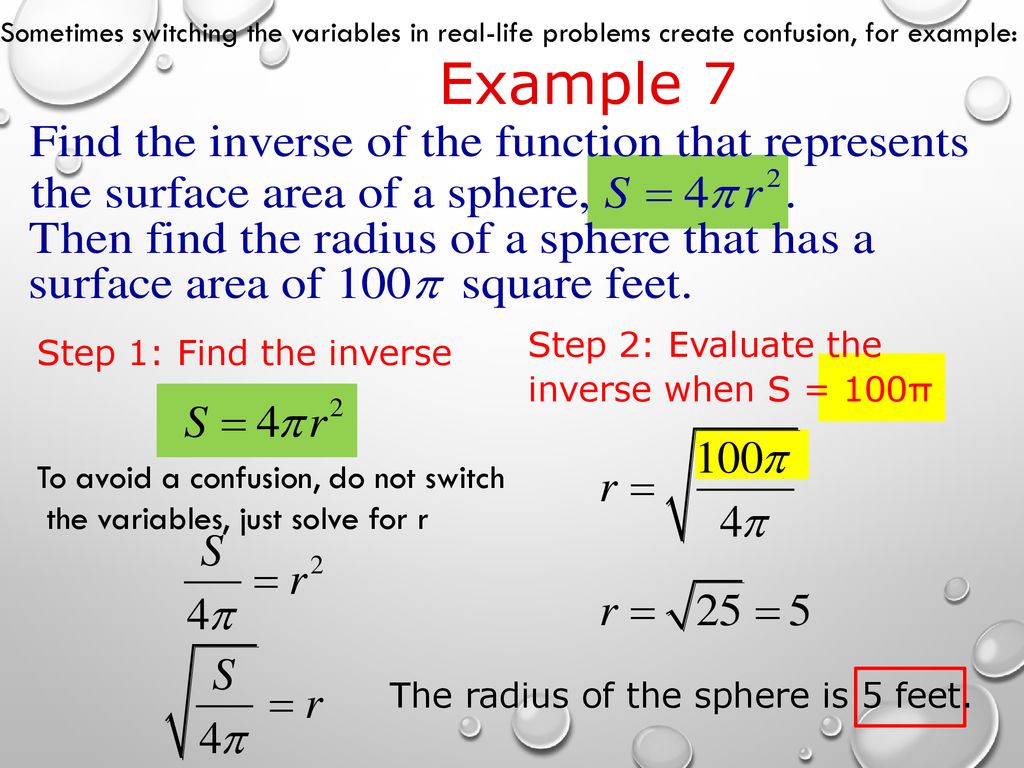 5 6 inverse functions ppt download