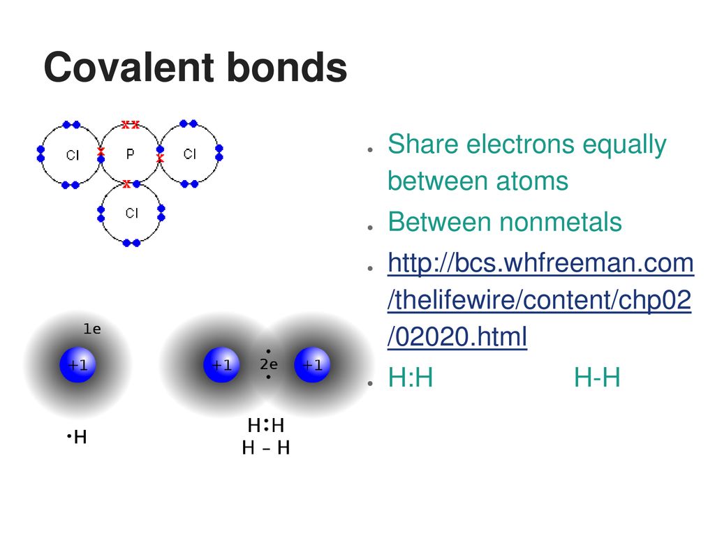 Chemical Bonds Distinguish between common ionic and covalent compounds ...