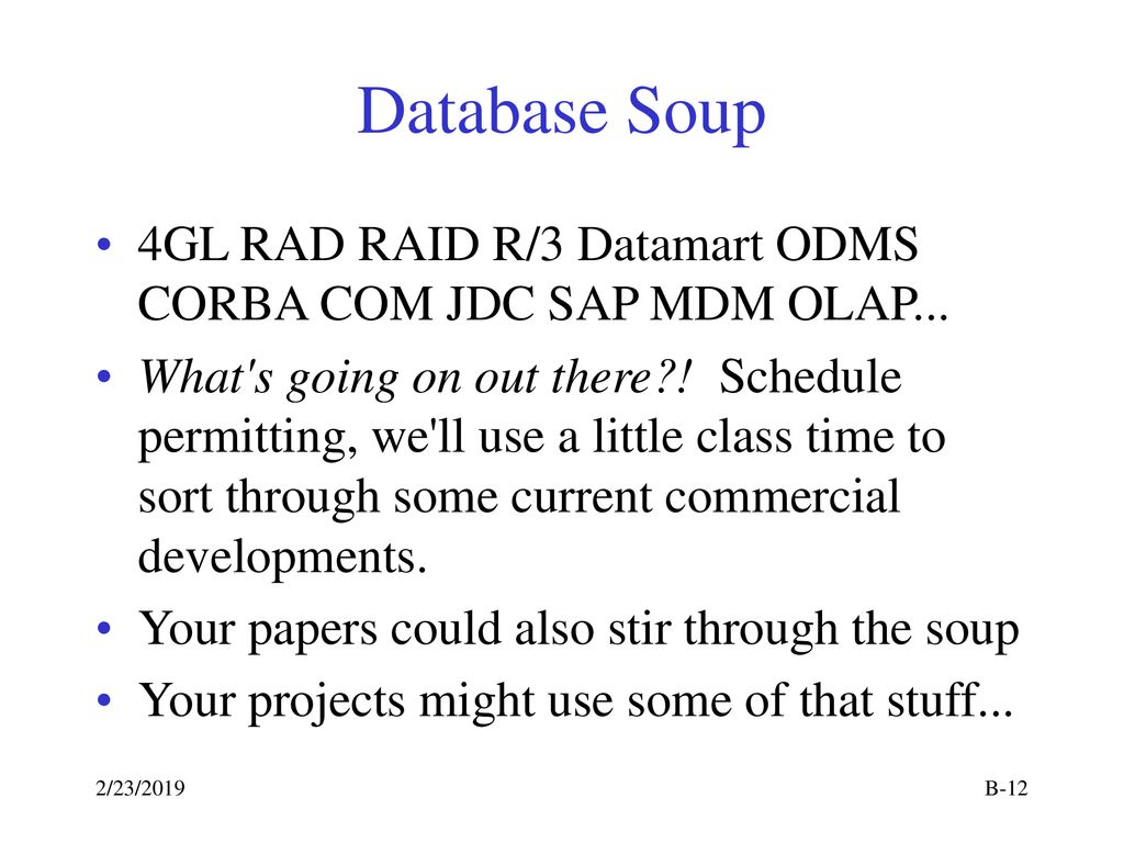 What is a database textbook chapter 1 1999 uw cse 2 23 ppt download