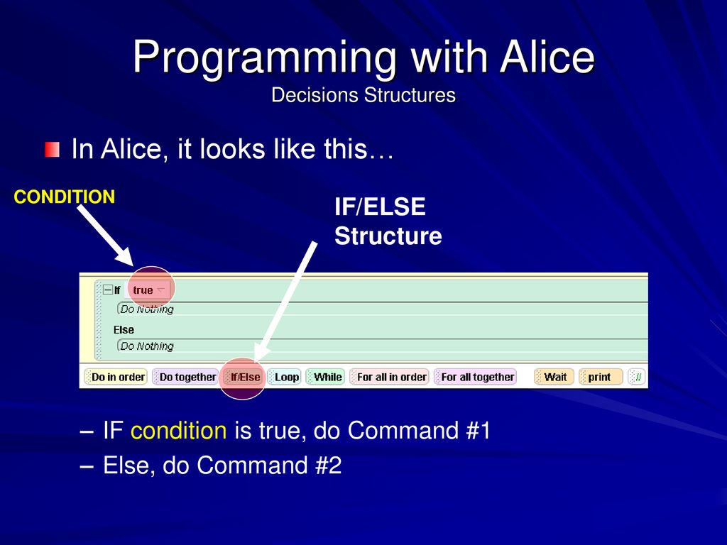 Programming with alice ppt download