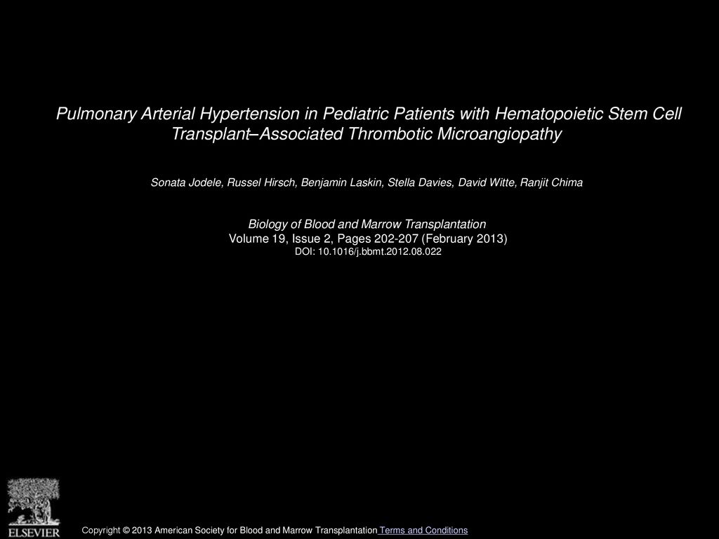 Pulmonary arterial hypertension in pediatric patients with