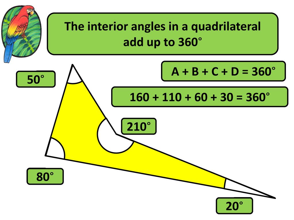 Interior Angles Of A Quadrilateral Ppt Download