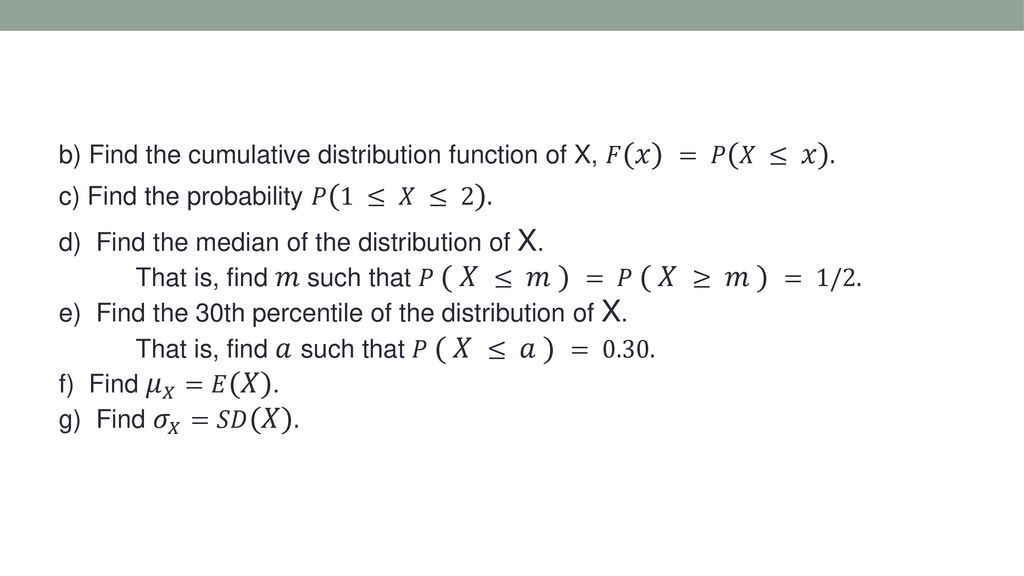 Continuous Random Variables Ppt Download