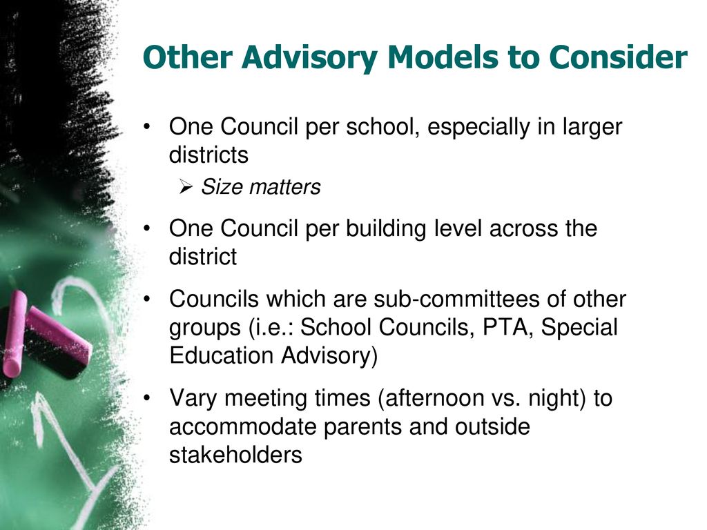 Other Advisory Models to Consider