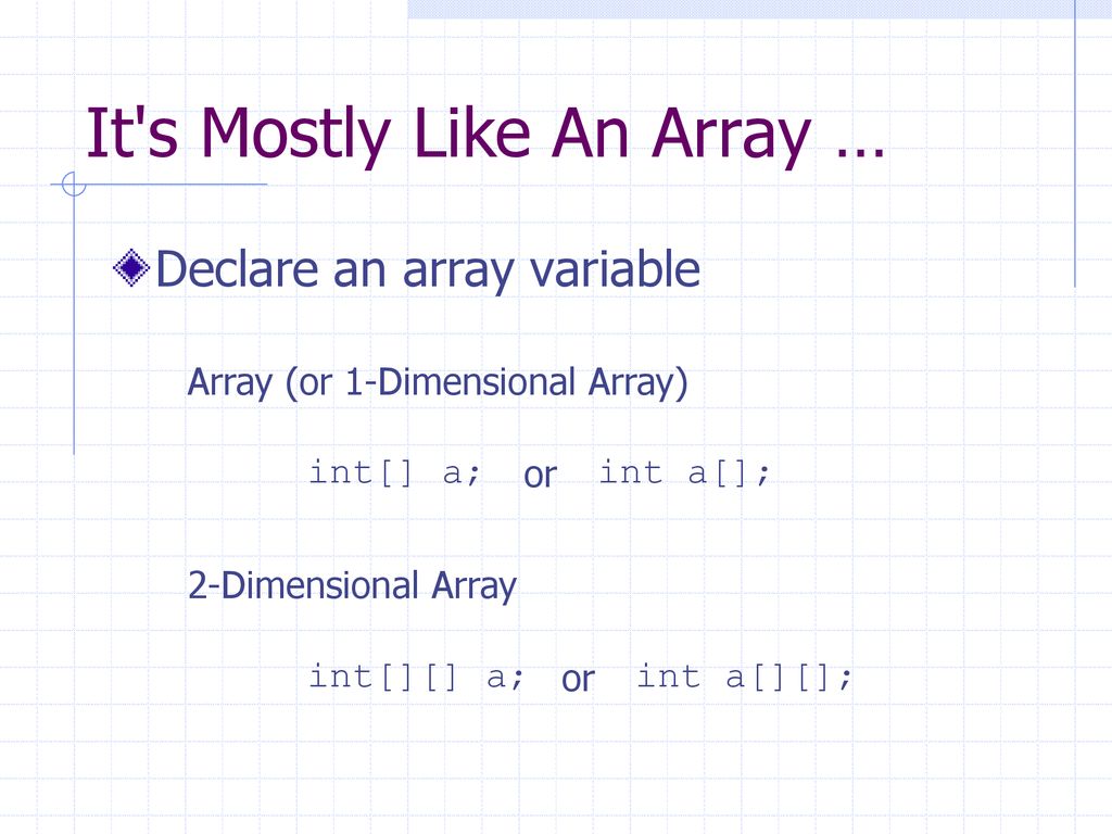 CS2011 Introduction to Programming I Multidimensional Arrays - ppt download