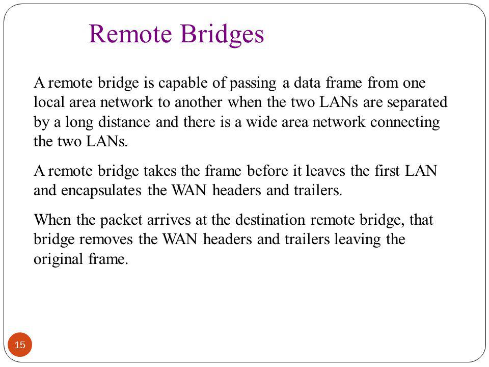Remote Bridges