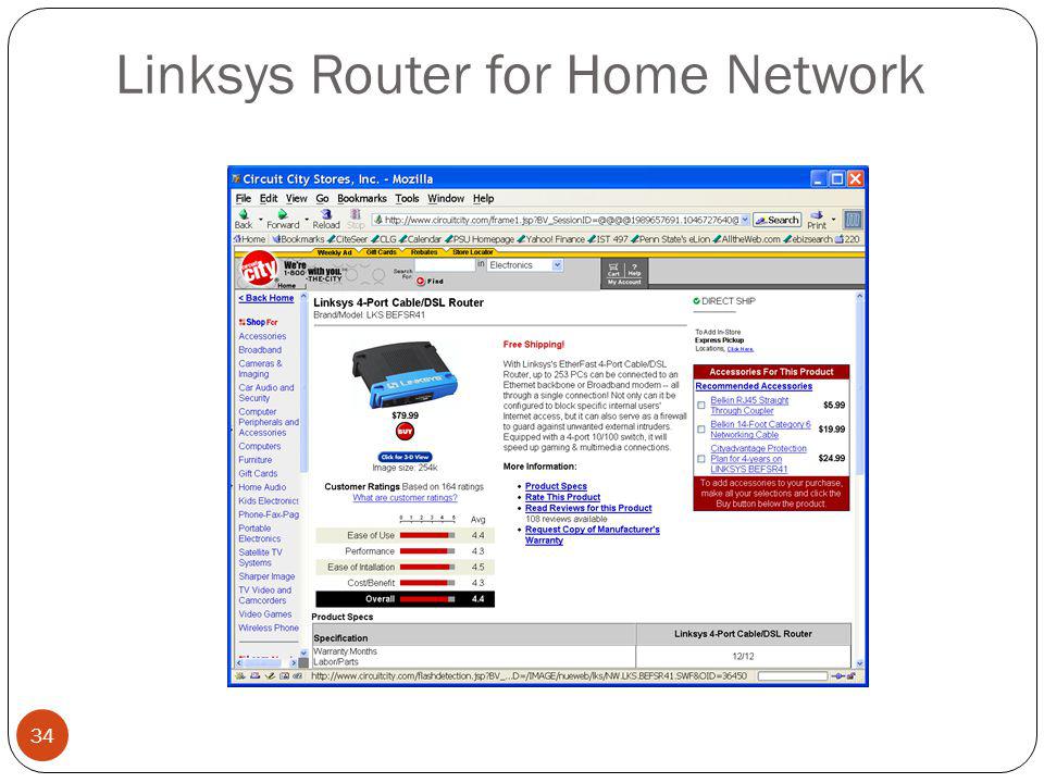Linksys Router for Home Network