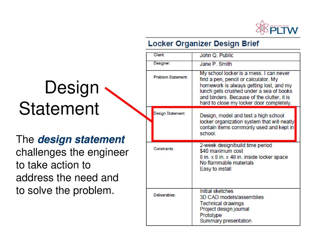 Design brief introduction 2011 project lead the way inc ppt download