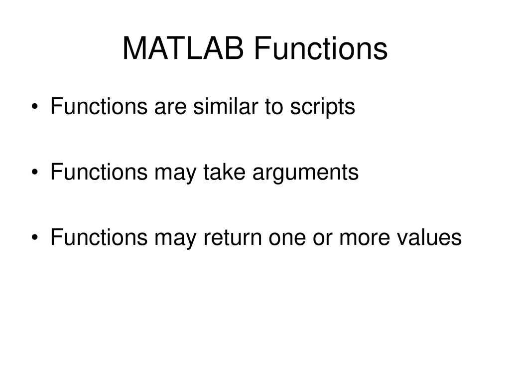 Introduction to MATLAB - ppt download