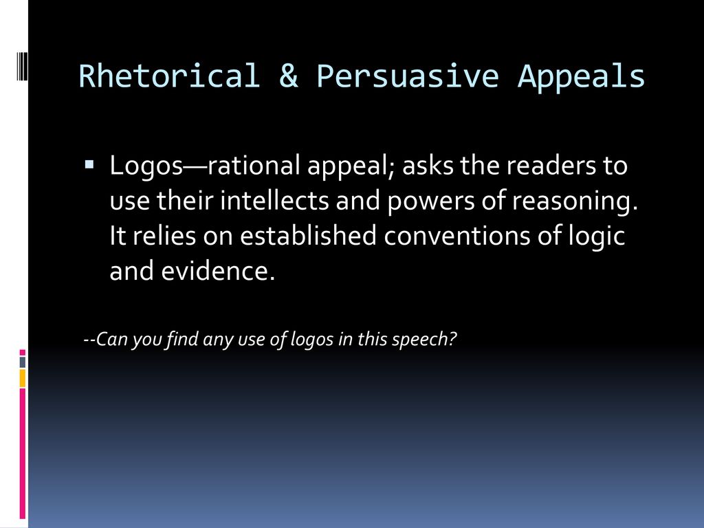 Rhetorical & Persuasive Appeals