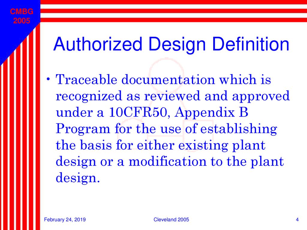 Authorized Design Definition