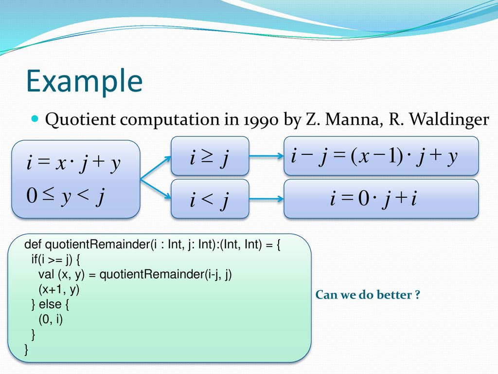 Complete Program Synthesis For Linear Arithmetics Ppt Download