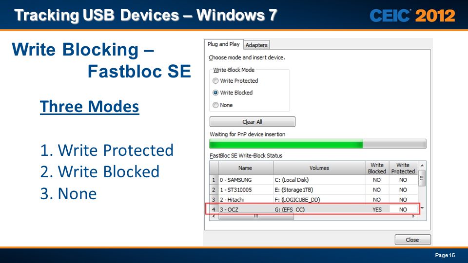 Tracking USB Devices – Windows 7 - ppt download