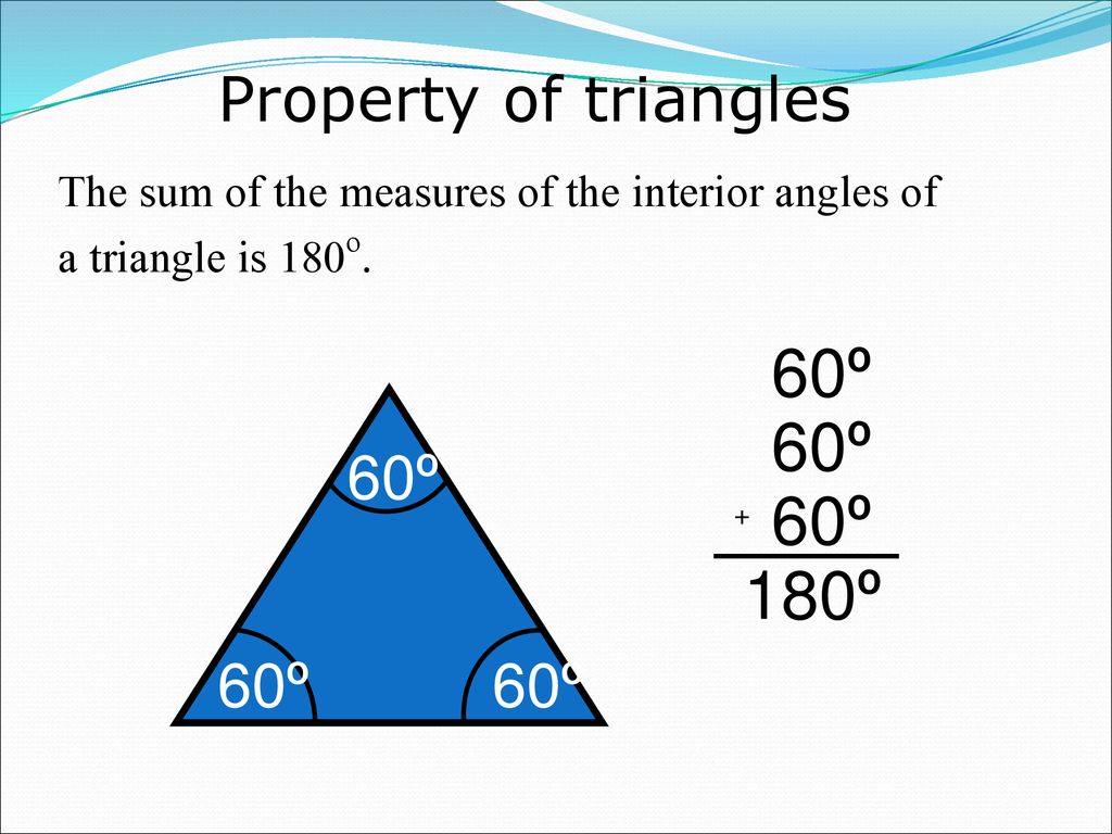Triangle Sum Property Theorem Ppt Download